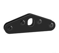 DAZZLEEX Poste de soporte de puente de sillín para uso en exteriores RV - Esparcidor de acero inoxidable 304, diseño de seguridad sin carga, instalación de clip rápido, color negro