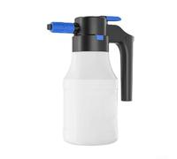 DAZZLEEX Pulverizador de espuma para coche eléctrico de 1,5 L, botella de lavado a presión, pulverizador de detalles automáticos con boquilla en forma de abanico para limpieza de vehículos, baño de