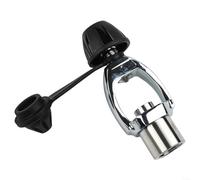 DAZZLEEX Regulador de buceo DIN para adaptador de yugo con tapones antipolvo G5/8 conector de inflador de rosca Equipo submarino para ambiente marino