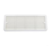 DAZZLEEX Rejilla de ventilación lateral Rv Rejilla de montaje de ventilación para refrigeradores Thetford Sistema de refrigeración de flujo de aire (blanco)