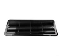 DAZZLEEX Rejilla de ventilación lateral Rv Rejilla de montaje de ventilación para refrigeradores Thetford Sistema de refrigeración de flujo de aire (negro)