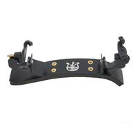 DAZZLEEX Reposamuñecas para violín de estilo alemán con gancho acolchado ajustable y marco de aleación, soporte ergonómico para violines o violines de tamaño 3/4 y 4/4, color negro