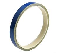 DAZZLEEX Rollo de cinta adhesiva reflectante para llantas, 5 m x 1 cm, para coche, motocicleta, bicicleta, ruedas y carrocería, calcomanía de seguridad en amarillo, naranja, blanco, rojo o negro mate