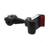 DAZZLEEX Soporte ajustable para teléfono de club de golf con rotación de 360 grados para grabar Swing Posture Review Negro ABS PVC Mount Fits 65-99mm Smartphones(B)