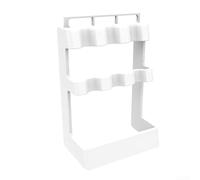 DAZZLEEX Soporte para pipetas, estante ajustable para micropipetas trapezoidales y redondas, disponible en 6 ranuras redondas y 3 tipo Z para laboratorios, hospitales, investigación (trapezoide)