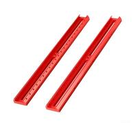 DAZZLEEX Telescopio astronómico de cola de milano base de aleación de aluminio rojo con ranura de extensión ajustable y riel guía estándar de 60° compatible con Finder S (445 mm)