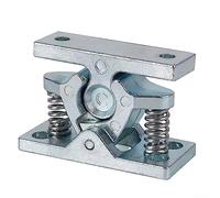 DAZZLEEX Tope de puerta de aleación de zinc sólido, pestillo de retención de puerta, hebilla de clip de puerta, aldaba de puerta para RV, RV y abrazadera de puerta de barco (aleación de zinc)