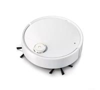 DAZZLEEX Totalmente robot 3 en 1 aspiradora y fregona con sensores inteligentes para limpieza automática de bordes en suelos duros, residuos de pelo de mascotas, cubo de basura grande, negro o blanco