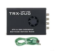 DAZZLEEX TRX-DUO Receptor de radio definido por software de doble canal 10KHz-60MHz con muestreo directo ADC de 16 bits, capacidad de implementación remota, compatible con HDSDR y Consol