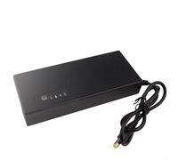 DAZZLEEX UPS 12V 3A Fuente de alimentación ininterrumpida con batería de respaldo de 10400mAh para router módem óptico cámara de seguridad sistema de asistencia de huellas dactilares negro