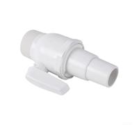 DAZZLEEX Válvula de bola de filtro de piscina para Hayward SP0729 de 1.5 pulgadas MIP a 1.25 pulgadas, adaptador de manguera de ABS resistente a fugas, válvula de control de flujo bidireccional para