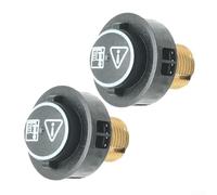 DAZZLEEX Válvula de seguridad de latón 45901050 tapa de llenado para limpiador de vapor Karcher SC4 SC5, pieza de repuesto con junta tórica negra a prueba de fugas, fácil ajuste (paquete de 2)