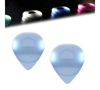 Dazzling Colourful Illuminated Guitar Plectrum, Beat Picks - Beatpicks Light up Guitar Pick - Auto LED Glowing Pick for Enhanced Stage Performance (0.58mm+1mm,Blue)