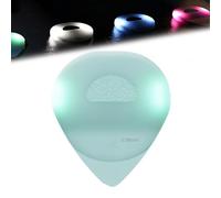 Dazzling Colourful Illuminated Guitar Plectrum, Beat Picks - Beatpicks Light up Guitar Pick - Auto LED Glowing Pick for Enhanced Stage Performance (0.58mm,Green)