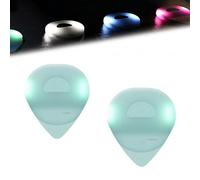 Dazzling Colourful Illuminated Guitar Plectrum, Beat Picks - Beatpicks Light up Guitar Pick - Auto LED Glowing Pick for Enhanced Stage Performance (0.58mm+1mm,Green)