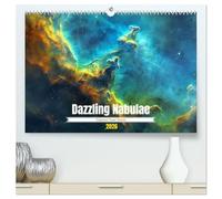 Dazzling Nebulae (High Quality Premium Wall Calendar 2026 DIN A2 landscape),CALVENDO 12 Month Wall Calendar: Discover the timeless beauty and profound ... stunning nebulae in breathtaking colors.