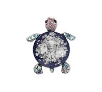 Dazzling - Pin de solapa de mariposa con diamantes de imitación para mujer, accesorios de vestir, fiesta de Navidad, broche de solapa de cristal, talla única, como se describe