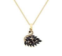 Dazzling Swan Necklace - Shiny Pendant Jewelry, Adjustable Chain Accessory, Elegant Gift Piece | Women Fashion Styling Daily Wear Outfit Matching Usage, Mother Wife Birthday Aniversary Present Option