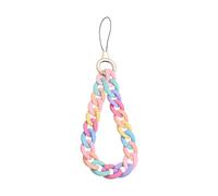 DAZZLUXE 1 cadena de acrílico colorida, cadena para teléfono móvil, colorida cadena para teléfono móvil, colgante para teléfono móvil, llavero, pulsera universal, adecuada para cualquier ocasión,