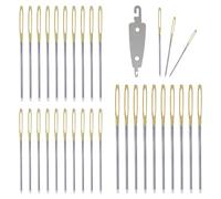 DAZZLUXE 1 juego de 22, 24 y 26 agujas de bordar, agujas de bordar, agujas de bordar, agujas de bordar, agujas para tapiz, agujas de bordado gruesas [30 unidades mezcladas]