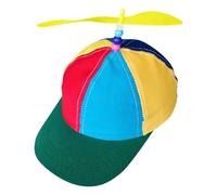 DAZZLUXE 1 tapón de rosca, tapón de rosca colorido, gorro de helicóptero, gorra de béisbol para niños, sombrero de visera de helicóptero, adecuado para viajes y juegos al aire libre