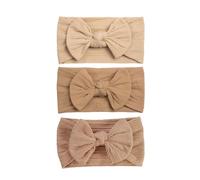 DAZZLUXE 3 Diademas Infantiles para Niñas y Bebés, con Lazos Elásticos para el Pelo