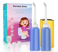Dazzluxe Bidé Portátil De 2 Piezas Con 2 Boquillas + Tubo Escalable, Bidé De Viaje Personal De Mano De 17 Onzas, Botella Perineal Posparto Al Revés Para Acampar, Viajar, Cuidado Femenino,Style c
