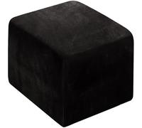 Dazzluxe Funda Otomana Cuadrada, Funda Elástica para Otomana con Banda Elástica, Fundas De Reposapiés De Terciopelo Antipolvo, Protectoras Lavables para Taburetes De Almacenamiento para Sala De Estar