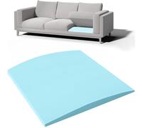 Dazzluxe Juego De 1 Soporte De Cojín De Sofá De 50 x 50 x 5 cm, Soporte para Cojines De Sofá para Asientos Hundidos, Paneles De Espuma De Alta Densidad 40D para Reparar Hundimientos En Muebles, Azul