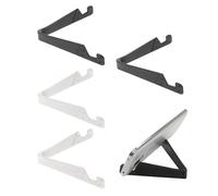 DAZZLUXE Soporte para teléfono móvil de 4 piezas, soporte plegable, soporte portátil, soporte para smartphone, compatible con la mayoría de los teléfonos móviles, perfecto para el escritorio y viajes