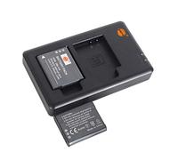 DB-110 - Batería de repuesto y cargador doble compatible con Ricoh WG-6, GR III,G900,G900SE (combinación de emergencia para Ricoh GR Digital III), Olympus LI-90B/92B