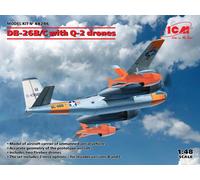 Db-26b/C Con Q-2 Drones 1:48 Plástico Modelo Kit Icm