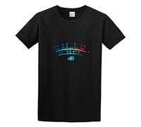Db Meter II Decibel Music Bass Retro Radio Cassette Tape Record Vinyl Unisex 100% Cotton Short-Sleeve T-Shirts Black XXXL