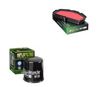 DB PARTS kit de filtro de aire y filtro de aceite compatible con Kawasaki Z650 (ER650 GHF,GJF) 2017-2018