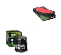 DB PARTS kit de filtro de aire y filtro de aceite compatible con Kawasaki ZX600 (ZX6-R Ninja) 2009-2013