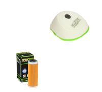 DB PARTS kit de filtro de aire y filtro de aceite compatible con KTM 450 EXC-R 2008