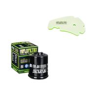DB PARTS kit filtro de aire y filtro de aceite compatible con Gilera 125 Nexus 2007-2008