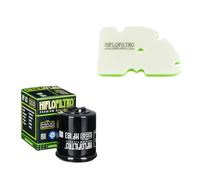 DB PARTS kit filtro de aire y filtro de aceite compatible con Piaggio 250 X-Evo 2007-2008
