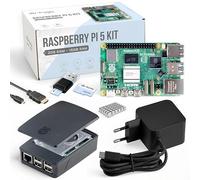 db-tronic Raspberry Pi 5 2 GB Starter Kit | Edición Negra 64 GB | Alimentación 27 W | Carcasa con Ventilador | Micro HDMI 4K | Ideal para Home Assistant y el Smart Home