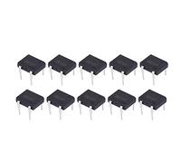 DB107 Bridge Rectifier 1A 1000V | Robust Material for Stable Performance | Easy Install Component for Household Appliances/Industrial Circuits | 10Pcs Set