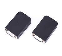 DB15 M1 01 Conector Serie Hembra Tipo Tuerca a Adaptador de Placa de ruptura de Terminal con Estuche Negro para Uso Industrial