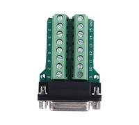 DB15 VGA D-SUB VGA 15pines hembra Adaptador Terminal de toma PCB Tablero de desbloqueo