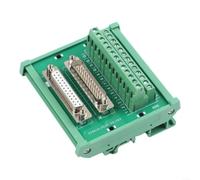 DB25-MG6 DIN Rail Mount Interface Module,D-Sub 25-Pin Male to Female für breakout Board with Screw Terminals,FR-4 PCB Adapter for Industrial Wiring
