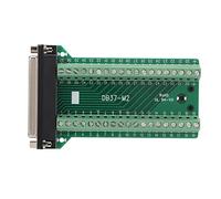 DB37 Breakout Connector Terminal Board, Straight PCB Breakout Adapter with Insulated Anti - Interference Pad, 37 - Pin Terminal Board for Communication Debugging, AC300V Rated, (Hiena)