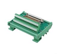 DB37 DIN Rail Mount Adapter Terminal Block con D-Sub Connector y Terminal Strip para Sistemas de Comunicación Industrial