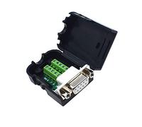 DB9 Breakout Connector RS232 D-SUB Adaptador de puerto hembra y macho de 9 pines al módulo de señal del conector terminal con caja (HL-DB9F-D)