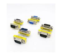 DB9/DB15 Adaptador de cambio de género RS232 Com D-Sub a conector VGA macho hembra 9 15 pines (DB15 hembra hembra)