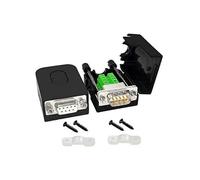 DB9 Solderless Connector RS232 D-SUB Serial to 9-Pin Port Terminal Male Female Adapter with Case (1-Good