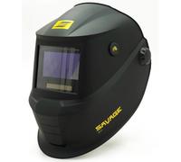 dba_ESAB ESAB Savage™ A40 - Máscara negra para oscurecimiento de coche, visera de soldador, 4 sensores, color rojo