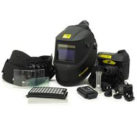 dba_ESAB Savage A40 + PAPR AIR - Máscara de soldadura profesional automática 1/1/1/2, color negro